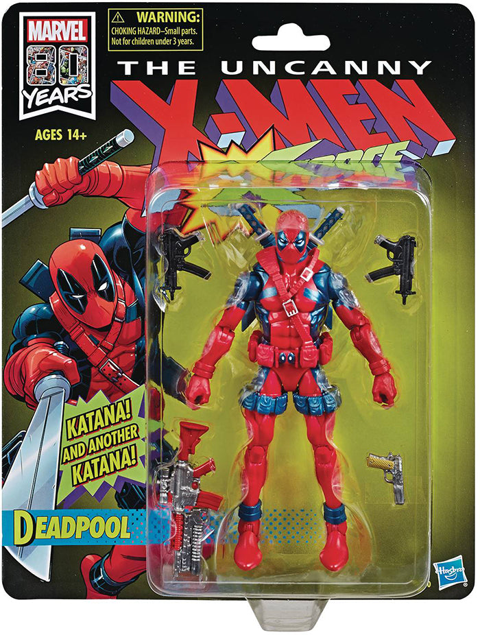 Marvel Legends Retro 6 Inch Action Figure X-Men Series - Deadpool