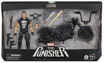Marvel Legends 6 Inch Action Figure Riders Series - The Punisher with Motorcycle