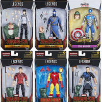 Marvel Legends Shang-Chi 6 Inch Action Figure BAF Mr. Hyde - Set of 6 (Build-A-Figure Mr. Hyde)