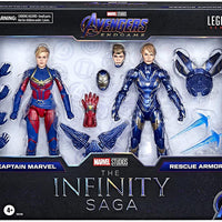 Marvel Legends The Infinity Saga 6 Inch Action Figure Studios Series 2-Pack - Captain Marvel & Rescue Armor