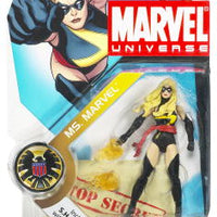 Marvel Universe Action Figure (2009 Wave 3): Ms. Marvel Black Modern Uniform #22