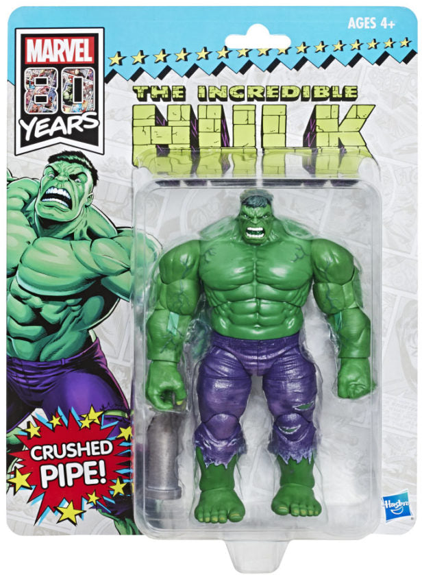 Marvel Legends Vintage 10 Inch Action Figure Deluxe Exclusive - The Incredible Hulk SDCC 2019