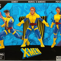 Marvel Legends X-Men 6 Inch Action Figure 3-Pack Series - Banshee - Gambit - Psylocke