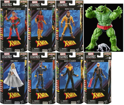 Marvel Legends X-Men 6 Inch Action Figure BAF CH'OD - Set of 7 (Build-A-Figure CH'OD)
