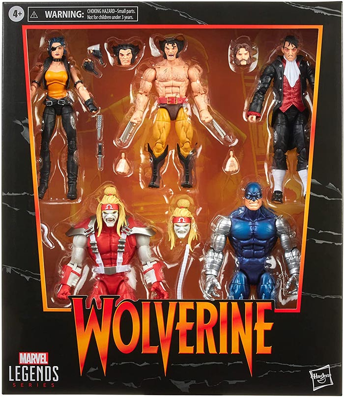 Wolverine Marvel Legends Series 6-Inch Action Figure 5-Pack