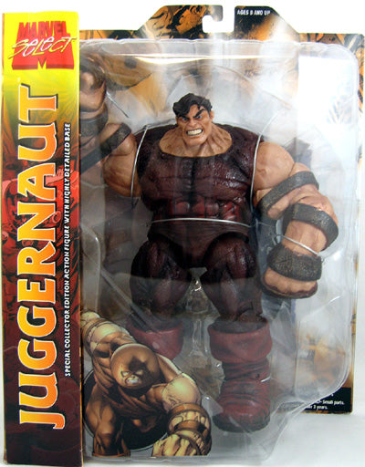 Marvel Select 8 Inch Action Figure - Juggernaut No Helmet Variant (Sub-Standard Packaging)