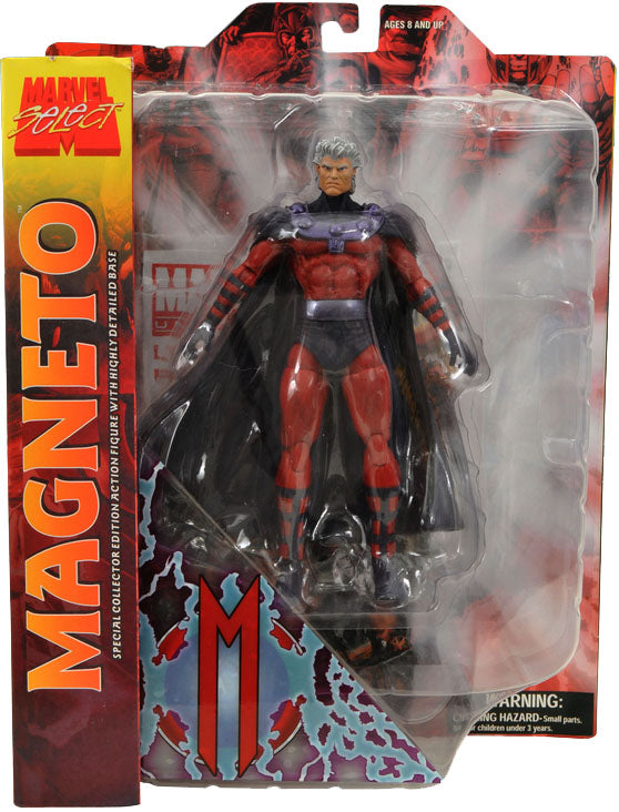 Marvel Select 8 Inch Action Figure - Magneto Variant no Helmet