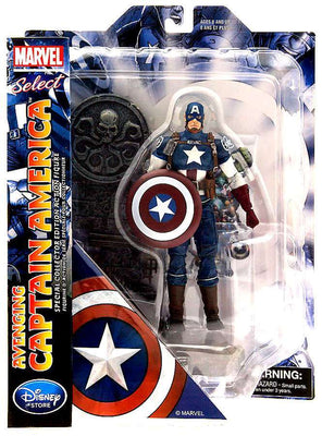 Marvel Select 7 Inch Action Figure Captain America Civil War - Avenging Captain America Exclusive