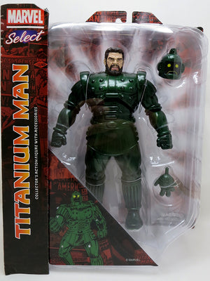 Marvel Select 9 Inch Action Figure Comic Series - Titanium Man