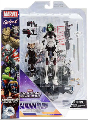 Marvel Select Guardians Of The Galaxy 7 Inch Action Figure - Gamora with Rocket