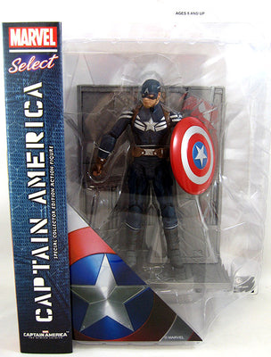 Marvel Select 8 Inch Action Figure Captain America The Winter Soldier - Captain America Stealth Uniform (Movie Version)