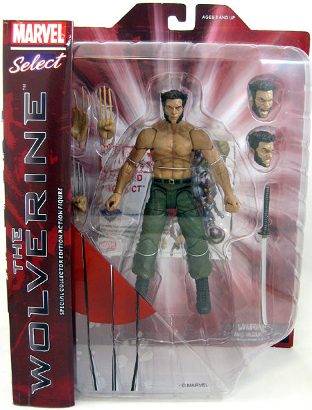 Marvel Select 8 Inch Action Figure The Wolverine Movie - Wolverine Hugh Jackman