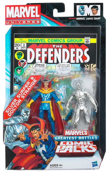 Marvel Universe 3.75 Inch Action Figure 2-pack Series - Silver Surfer & Doctor Strange