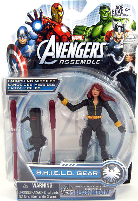 Marvel Universe 3.75 Inch Action Figure Avengers Assemble Series - Inferno Cannon Black Widow