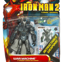Iron Man 2 3.75 Inch Action Figure Comic Series - War Machine #23
