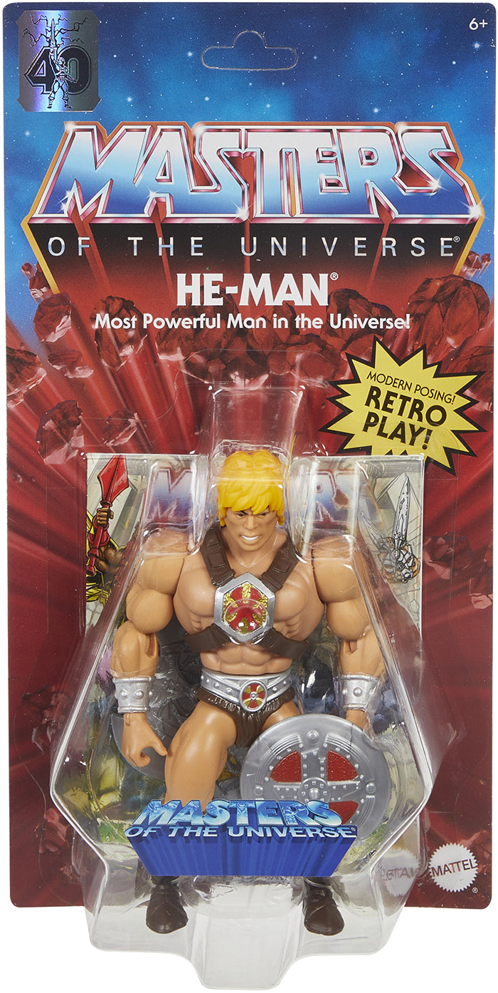 Masters Of The Universe Origins 5 Inch Action Figure Retro Play - He-Man