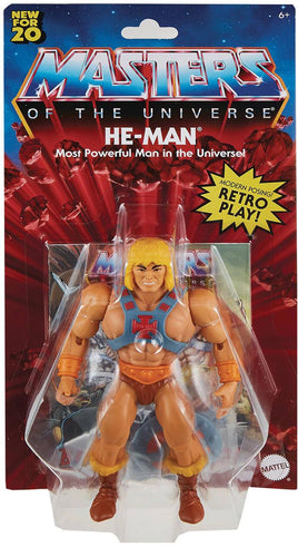 Masters Of The Universe Origins 6 Inch Action Figure Retro Play - He-Man (Long Hair)