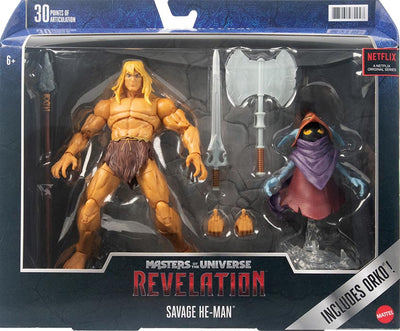 Masters Of The Universe Revelations 7 Inch Action Figure Deluxe - Savage He-Man