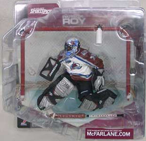 McFarlane NHL Action Figures Series 1: Patrick Roy White Avalanche Variant