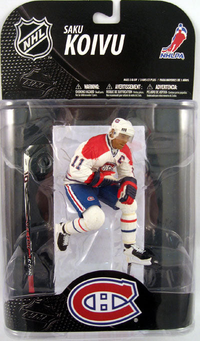 McFarlane NHL Hockey Action Figures: Canadian Exclusive Saku Koivu Canadiens (Sub-Standard Packaging)
