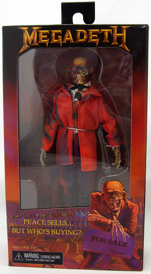 Megadeth 8 Inch Action Figure Clothed Series - Vic Rattlehead