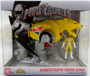 Mighty Morphin Power Rangers Action Figure Legacy Series - Sabertooth Tiger Zord