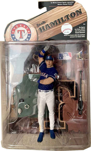 MLB Baseball Rangers 6 Inch Static Figure Sportspicks (2009 Wave 2) - Josh Hamilton Blue Jersey