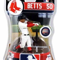 MLB Baseball Red Sox 6 Inch Static Figure Deluxe PVC - Mookie Betts White Jersey