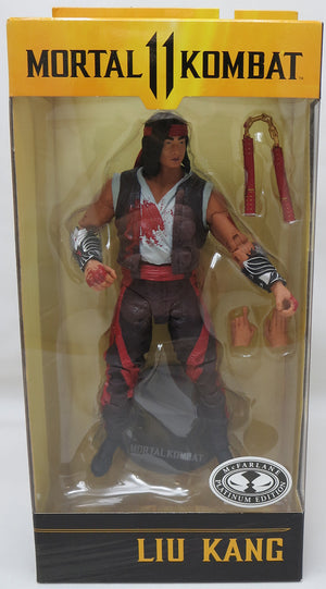 Mortal Kombat 7 Inch Action Figure Platinum Edition - Liu Kang Bloody Variant