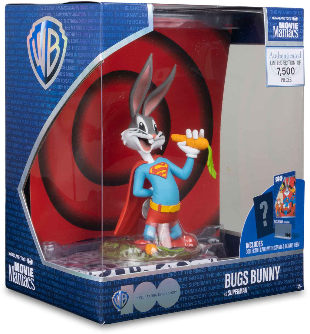 Movie Maniacs 6 Inch Statue Figure Wave 1 - Bugs Bunny as Superman