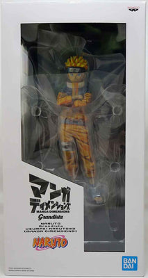 Naruto 8 Inch Statue Figure Manga Dimension - Uzumaki Naruto