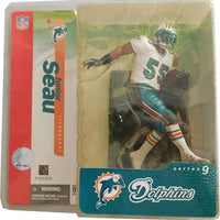 NFL Football Dolphins 6 Inch Static Figure Sportspicks Series 9 - Junior Seau White Jersey