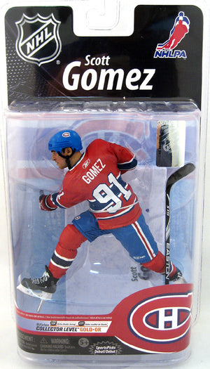 NHL Hockey 6 Inch Action Figure Series 25 - Scott Gomez Red Jersey