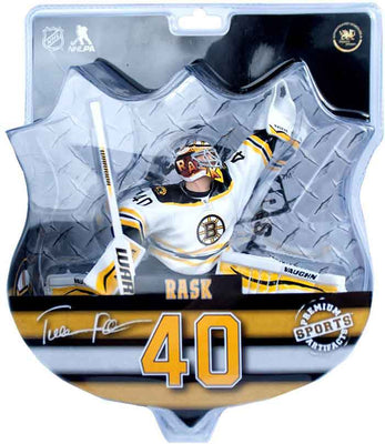 NHL Hockey Bruins 6 Inch Static Figure Deluxe PVC - Tuuka Rask White Jersey