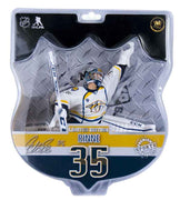 NHL Hockey Predators 6 Inch Static Figure Deluxe PVC - Pekka Rinne White Jersey