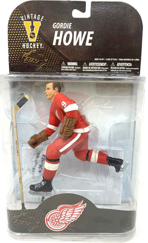 NHL Hockey Red Wings 6 Inch Static Figure Sportspicks Legends - Gordie Howe Red Jersey