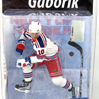 NHL Hockey 6 Inch Action Figure Series 25 - Marian Gaborik White Jersey Silver Level Variant (Limit 1000 Pieces)