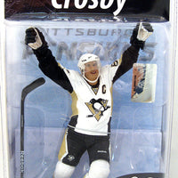 NHL Hockey 6 Inch Action Figure Series 25 - Sidney Crosby White Jersey Bronze Level Variant (Limit 3000 Pieces)