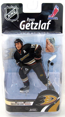 NHL Hockey 6 Inch Action Figure Series 26 - Ryan Getzlaf Black Jersey Bronze Level Variant Limit to 3000 Pieces