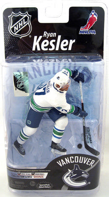 NHL Hockey 6 Inch Action Figure Series 26 - Ryan Kesler White Jersey Bronze Level Variant Limit to 1500 Pieces
