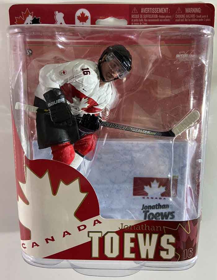 NHL Hockey Team Canada 6 Inch Static Figure Olympic - Jonathan Toews White Jersey