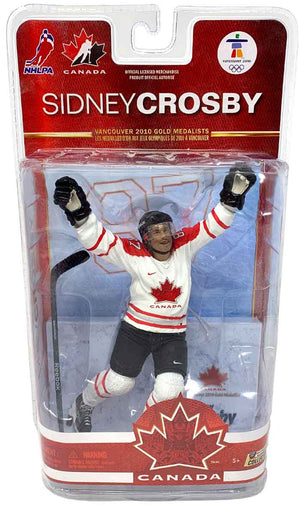 NHL Hockey Team Canada 6 Inch Static Figure Olympic Series 3 - Sidney Crosby White Jersey