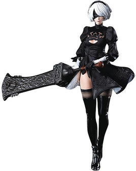 Nier Automata 8 Inch Statue Figure Statuette - YoRHa No.2 Type B (Black)