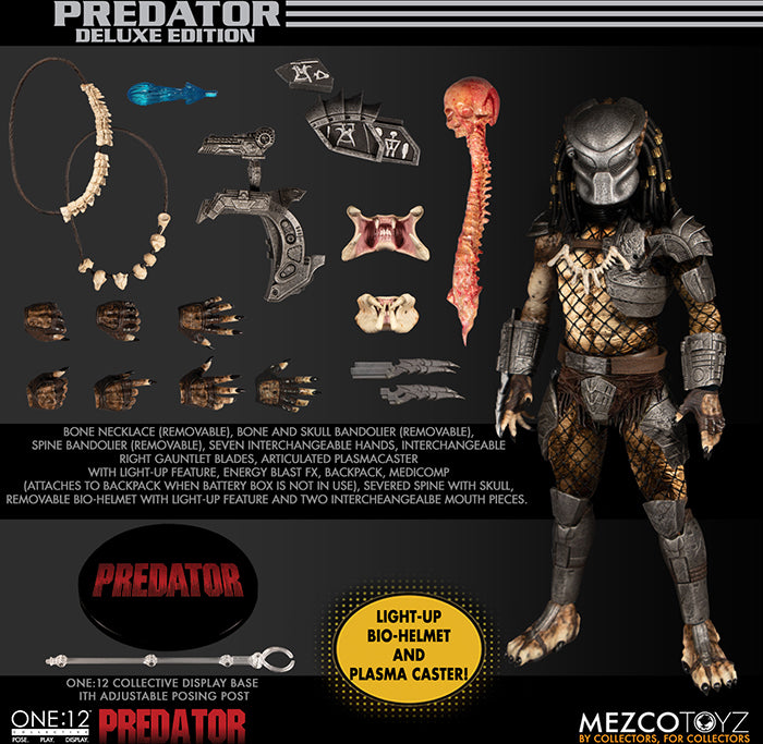 One-12 Collective Predator 6 Inch Action Figure Deluxe - Predator