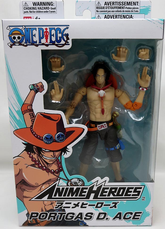 One Piece 6 Inch Action Figure Anime Heroes - Portugas D Ace