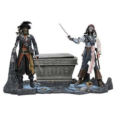 Pirates Of The Caribbean 6 Inch Action Figure Box Set - Barbossa vs Cursed Sparrow