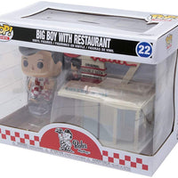 Pop Ad Icons Big Boy With Restaurant 3.75 Inch Action Figure - Bob's Big Boys #22