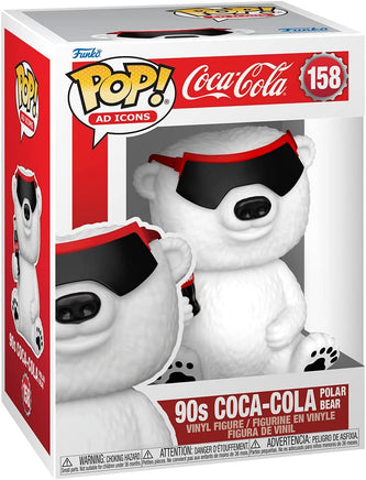Pop Ad Icons Coca Cola 3.75 Inch Action Figure - 90s Coca-Cola Polar Bear #158