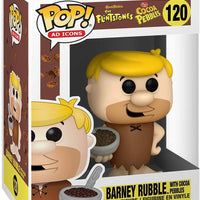 Pop Ad Icons The Flinstones 3.75 Inch Action Figure - Barney Rubble with Cocoa Pebbles #120