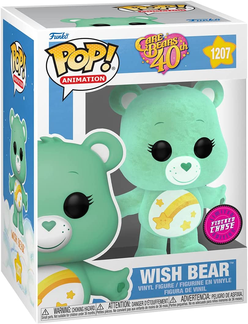 Pop Animation Care Bears 3.75 Inch Action Figure Exclusive - Wish Bear #1207 Chase